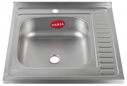 Мойка накладная FABIA м00004 Мойка 60 х 60 см левая