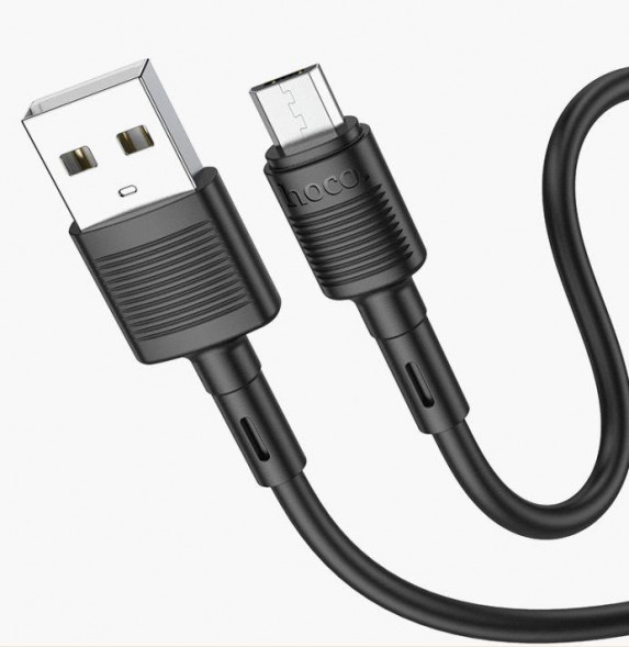 Кабель HOCO (6931474770882) X83 Victory MicroUSB (m) 1m - черный
