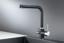 Смеситель кухонный GRANULA 2015, ШВАРЦ