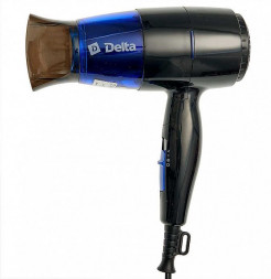 Фен DELTA DL-0907 черный с синим (24)