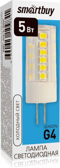 Лампа SMARTBUY (SBL-G4-5-60K) G4-5W/6000/G4