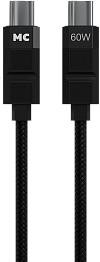 Кабель MORE CHOICE (4620202554949) K87aa USB 3.0A PD 60W для Type-C Type-C - 1 м , черный