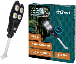Светильник светодиодный DUWI 24293 6 SOLAR LED PRO COB 80 Вт 6500К черный