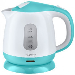Чайник электрический ENERGY E-275 (164095) бело-бирюзовый