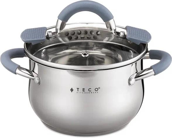 Кастрюля TECO TC-C2100-01G нерж. 2,1л