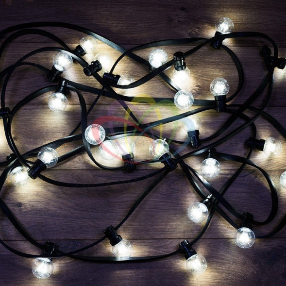 Гирлянда NEON-NIGHT (331-325) ГИРЛЯНДА LED GALAXY BULB STRING 10М, 30 ЛАМП*6 LED БЕЛЫЕ, IP65