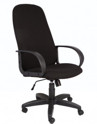 Кресло компьютерное OLSS кресло АМБАСАДОР Ультра черный ткань В14