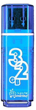 USB флеш SMARTBUY (SB32GBGS-B) 32GB GLOSSY SERIES BLUE