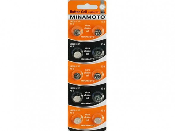Элементы питания MINAMOTO AG6 LR920/10BL
