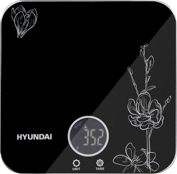Весы кухонные HYUNDAI HYS-KG421 макс.вес:5кг черный