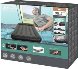 Кровать BESTWAY ТРАЙТЭК ТВИН встроенный насос с аккумулятором Bestway 188х99х30 см (Арт. 67929)
