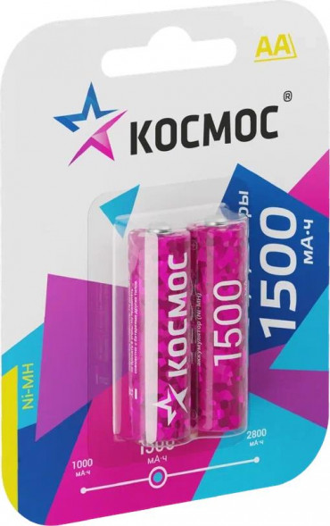 Аккумулятор КОСМОС KOCR6NIMH(1500mA) фуксия