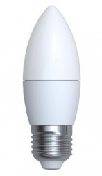 Лампа светодиодная VOLPE (UL-00003798) LED-C37-7W/NW/E27/FR/NR Белый свет 4000K