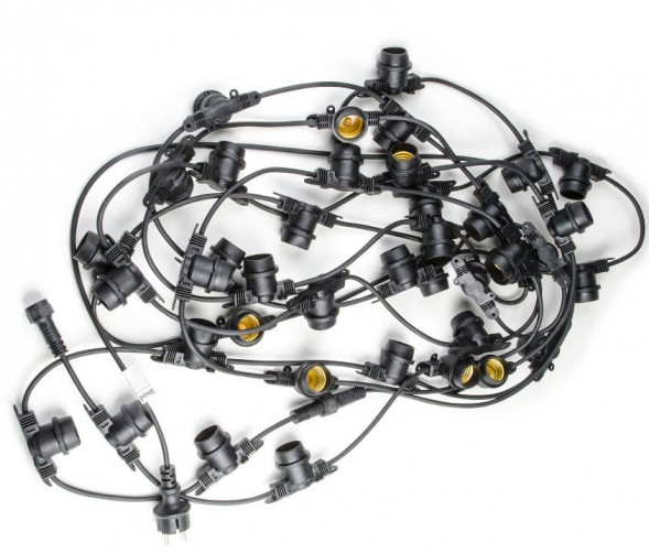 Гирлянда UNIEL (UL-00006441) UDL-K111 80/E27/20M IP65 BLACK BELT-LIGHT Гирлянда Белт-Лайт, 20м + 1,5м сетевой шнур