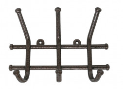 Вешалка ЗМИ Вешалка настенная &quot;Норма 3&quot; Медный антик ВН 64