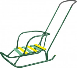 Санки NIKA Игрушка. Санки детские "Ветерок 6" (В6/З2 зеленый)