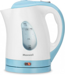 Чайник MAXWELL MW-1014 B 1.7л. 2200Вт белый/голубой