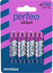 Батарейки PERFEO (PF_C3333) FR6/4BL LITHIUM
