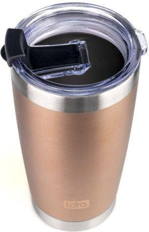 термокружка LARA LR04-25 Rose Gold