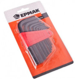 Набор ключей ЕРМАК 657-011 Набор ключей - шестигранников 1,5-10мм, 9шт. (011)