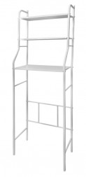 Стеллаж ИСТОК Стеллаж в ванную комнату узкий арт. СВУ01 цв.белый