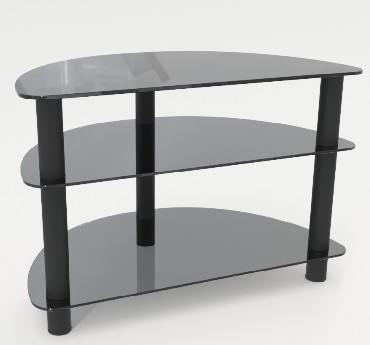 Стойка для TV MD 401 slim/черн/дымч