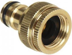 Штуцер резьбовой для крана INBLOOM PROF+ Штуцер резьбовой для крана, с внутренней резьбой d3/4 -d1/2 , латунь, MY-311 (169-040)