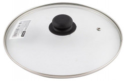 Крышка MALLONY крышка с ручкой стеклянная 26см (987018)