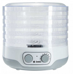 Сушилка для овощей DELTA DL-6890 белый с серым