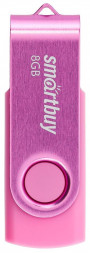 USB-флэш SMARTBUY (SB008GB2TWP) UFD 2.0 008GB Twist Pink розовый