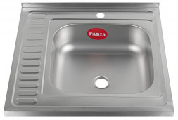 Мойка накладная FABIA м00011 Мойка 60 х 60 см правая