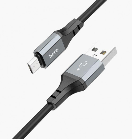 Кабель HOCO (6931474777959) X86 Spear MicroUSB (m) 1m - черный