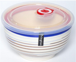 Салатник ELRINGTON 139-27056 АЭРОГРАФ ЛАЗУРНЫЙ ДЕНЬ, с крышкой 750мл