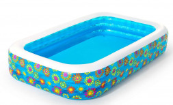 Бассейн надувной BEST WAY Бассейн надувной "Цветочный мир" 305 х 183 х 56 см, от 6 лет 54121 499420