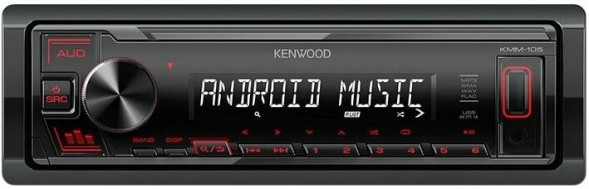 KENWOOD Автомагнитола KMM-105 1DIN 4x50Вт AUX 1