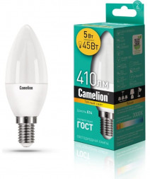 Лампа CAMELION (15049) LEDRB/5-C35/830/E14