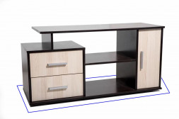 Корпусная мебель БИТЕЛ Тумба ТВ-5 деталь №2 дно венге/ясень