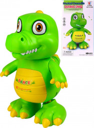 Игрушка NO NAME Интерактивная игрушка Танцующий крокодильчик (свет,звук,в коробке) (Арт. 1992055)