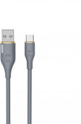 Кабель AKSBERRY (6900307850015) X162 Liquid silicone USB-A -Type-C, серый