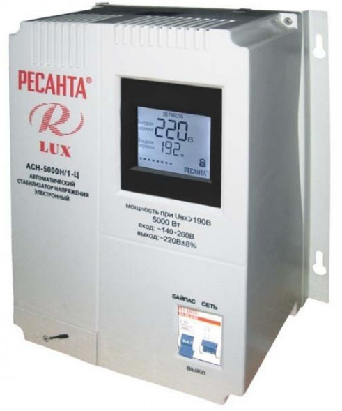 Стабилизатор РЕСАНТА ACH-5000H/1-Ц