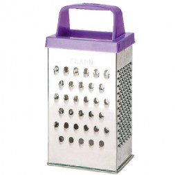 Кухонные аксессуары MALLONY терка универсальная ЭКОНОМ нерж.(003523)