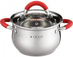 Кастрюля TECO TC-C2100-03R нерж. 2,1л