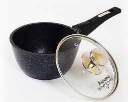 Ковш МЕЧТА 082803 Гранит star 1.7л со съемной ручкой и стекл. крышкой