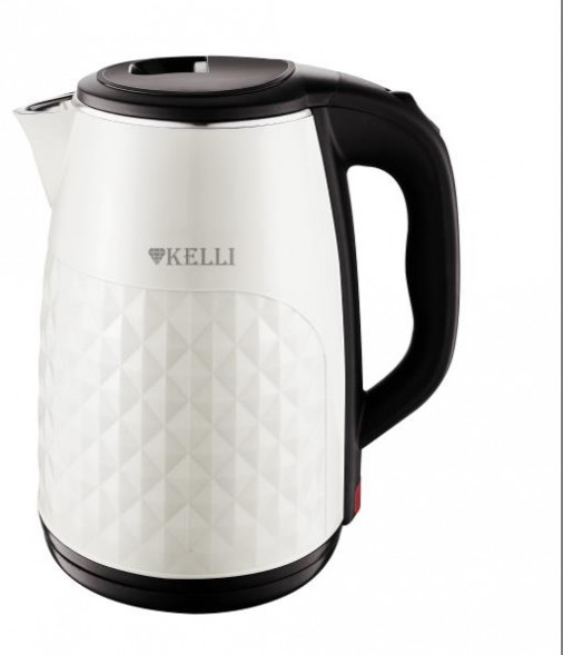 Чайник электрический KELLI KL-1803 Кофейный-Бело-Черный