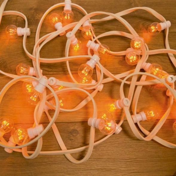 Гирлянда NEON-NIGHT (331-301) ГИРЛЯНДА LED GALAXY BULB STRING 10М, 30 ЛАМП*6 LED ЖЕЛТЫЕ, IP65