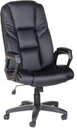 Кресло компьютерное OLSS кресло ОДИСЕЙ Экокожа черный