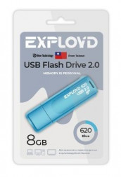 USB флэш-накопитель EXPLOYD EX-8GB-620-Blue