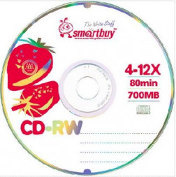 Оптический диск SMARTBUY (SB000040) CD-RW 80MIN 4-12X CB-50