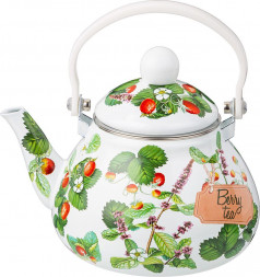 Чайник AGNESS 934-565 ФРУКТОВАЯ КОРЗИНА эмал. 1,3л