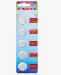 Элементы питания MINAMOTO CR1616/5BL